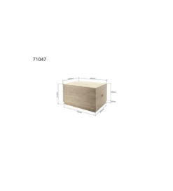 Stolik kawowy TRAVERTINO TRUNK 80 x 60 cm*KARE Best