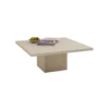 Stolik kawowy TRAVERTINO 100 x 100 cm naturalny*KARE