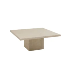 Stolik kawowy TRAVERTINO 100 x 100 cm naturalny*KARE