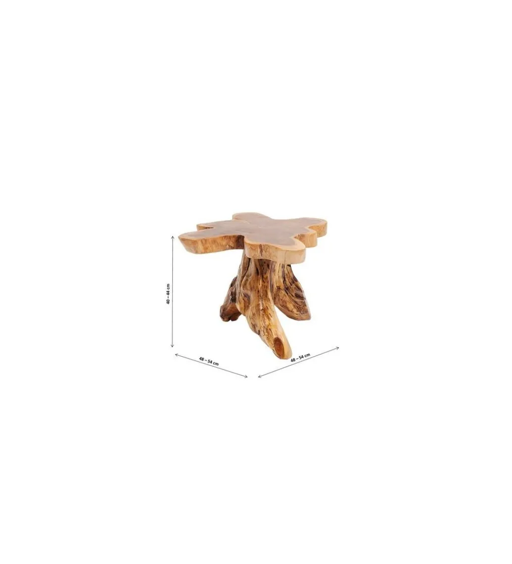 Stolik kawowy Tree 50 cm drewno teak*KARE Online