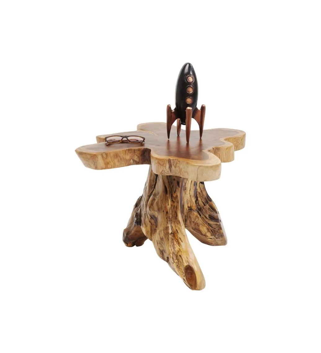 Stolik kawowy Tree 50 cm drewno teak*KARE Online