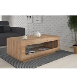 Stolik kawowy TULSA 110 cm w optyce dąb grandson*Helvetia Outlet