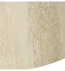 Stolik kawowy UDERMENTA 80 cm w optyce travertynu*Exclusivas New