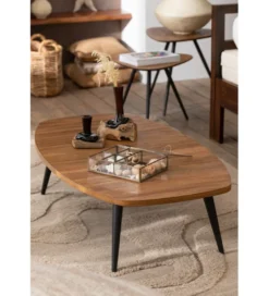 Stolik kawowy UDINE 120 cm drewno teak*J-Line Hot