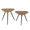 Stolik kawowy UDINE set 2 drewno teak*J-Line Clearance