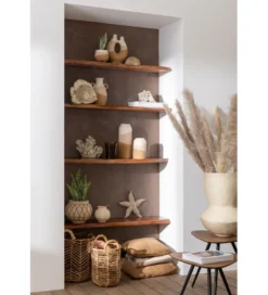 Stolik kawowy UDINE set 2 drewno teak*J-Line Clearance