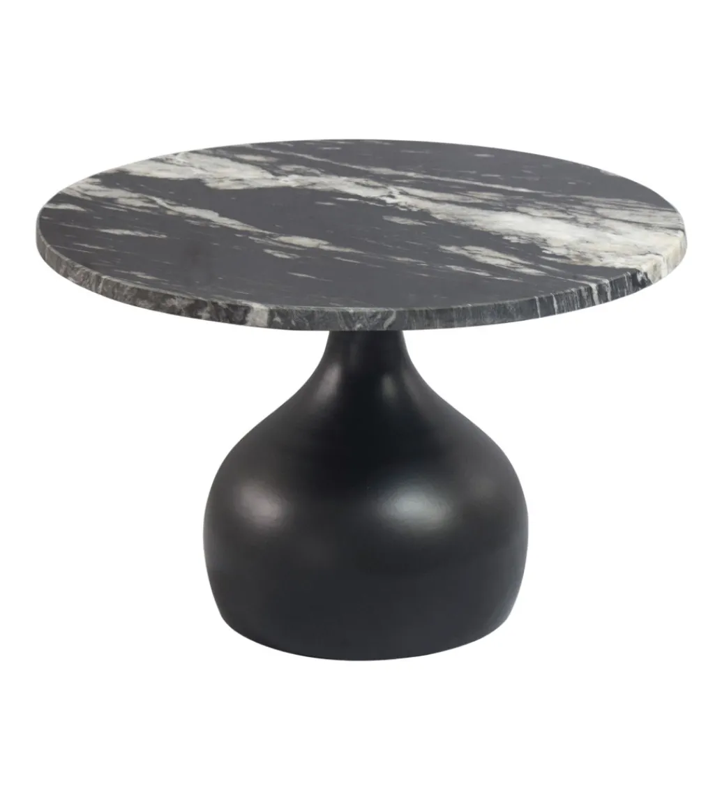 Stolik kawowy URANAKI 60 cm blat marmur*WOHNLING, GERMANY