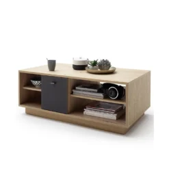Stolik kawowy VALENCIA 115 cm antracytowo naturalny*MCA New