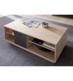Stolik kawowy VALENCIA 115 cm antracytowo naturalny*MCA New