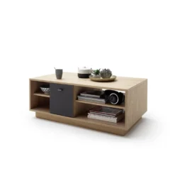 Stolik kawowy VALENCIA 115 cm antracytowo naturalny*MCA New