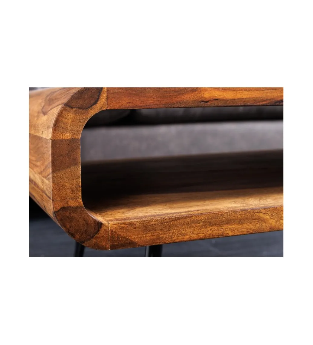 Stolik kawowy VANG Alpha 90 cm drewno sheesham*Invicta Interior Clearance