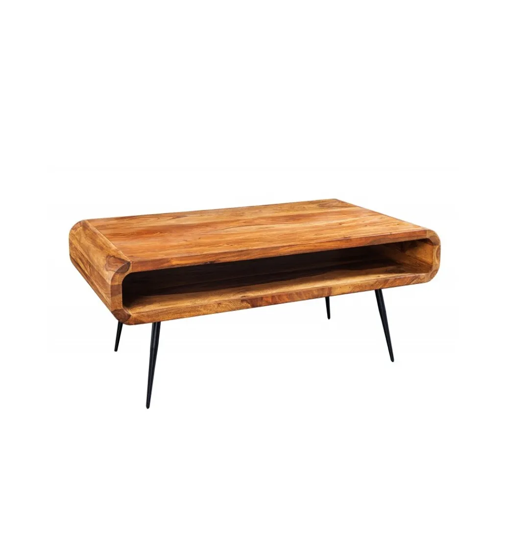 Stolik kawowy VANG Alpha 90 cm drewno sheesham*Invicta Interior Clearance