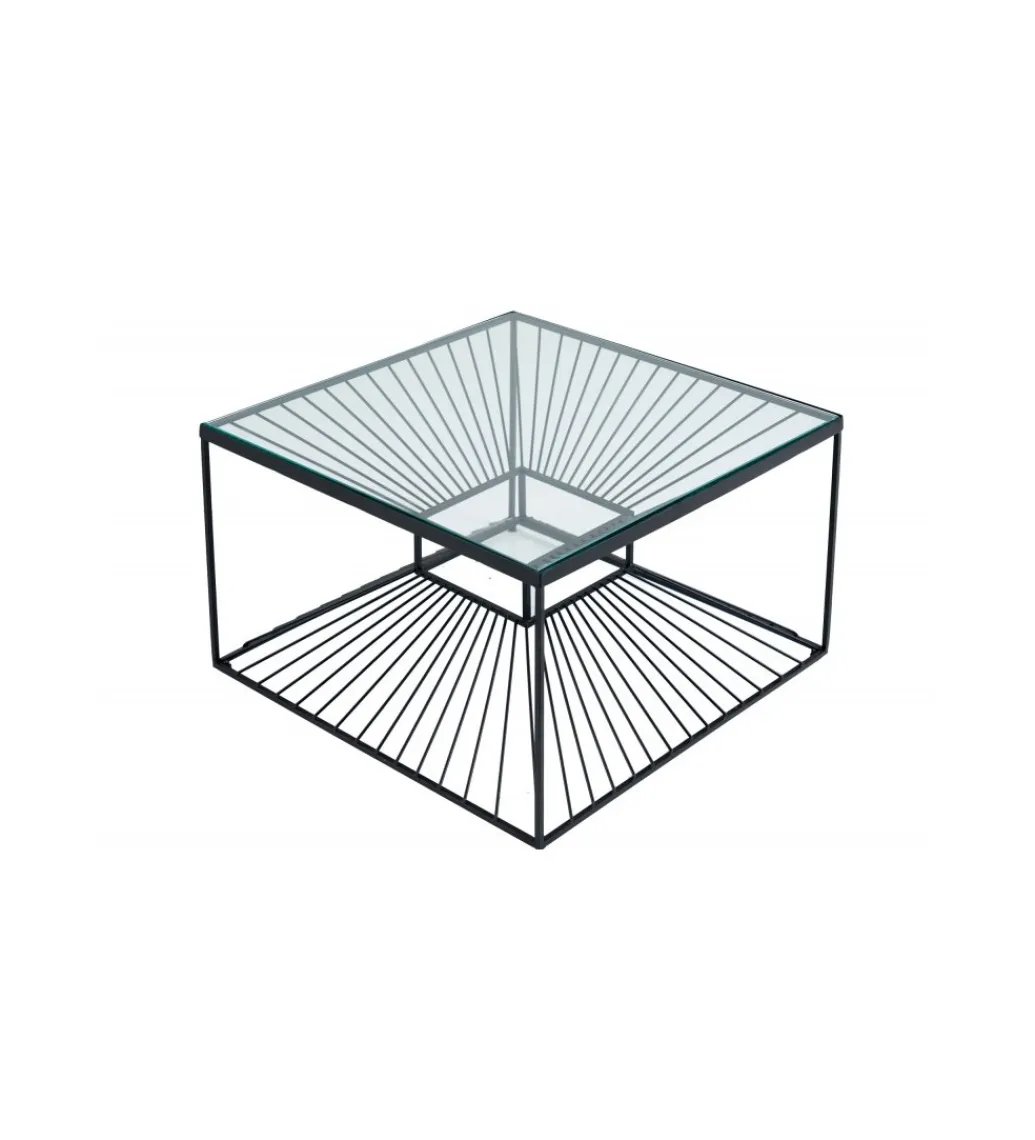 Stolik kawowy VARIA 60 cm czarny*Invicta Interior Outlet
