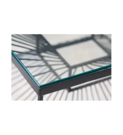 Stolik kawowy VARIA 60 cm czarny*Invicta Interior Outlet