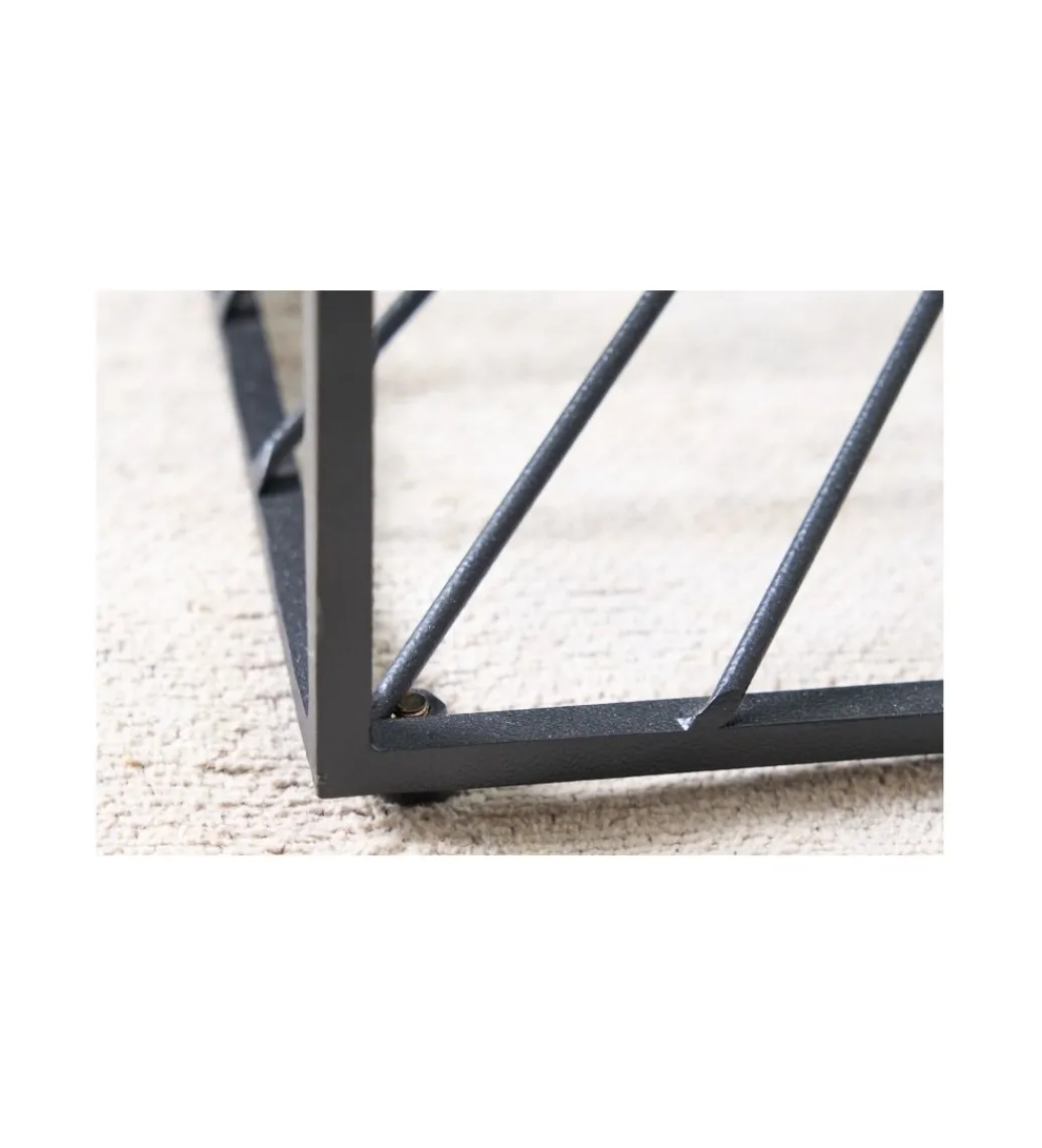 Stolik kawowy VARIA 60 cm czarny*Invicta Interior Outlet