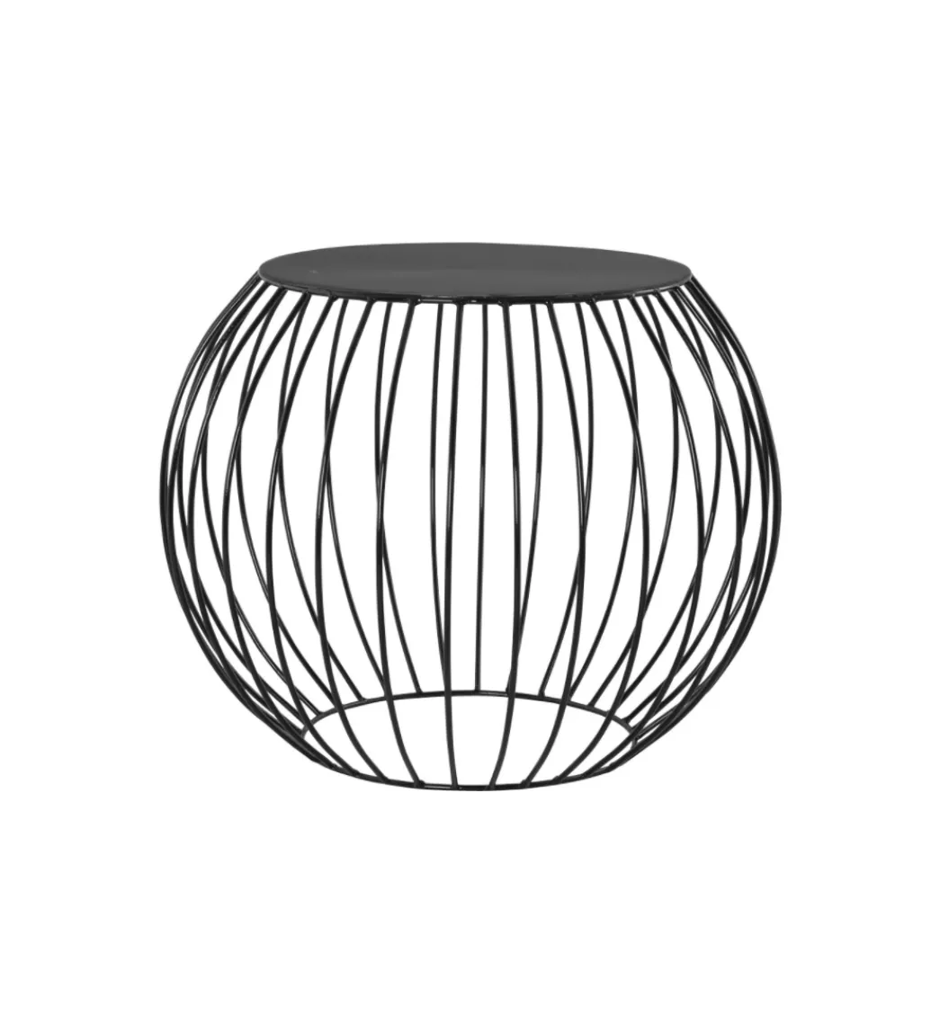 Stolik kawowy VENI 60 cm czarny*Kokoon Design Outlet