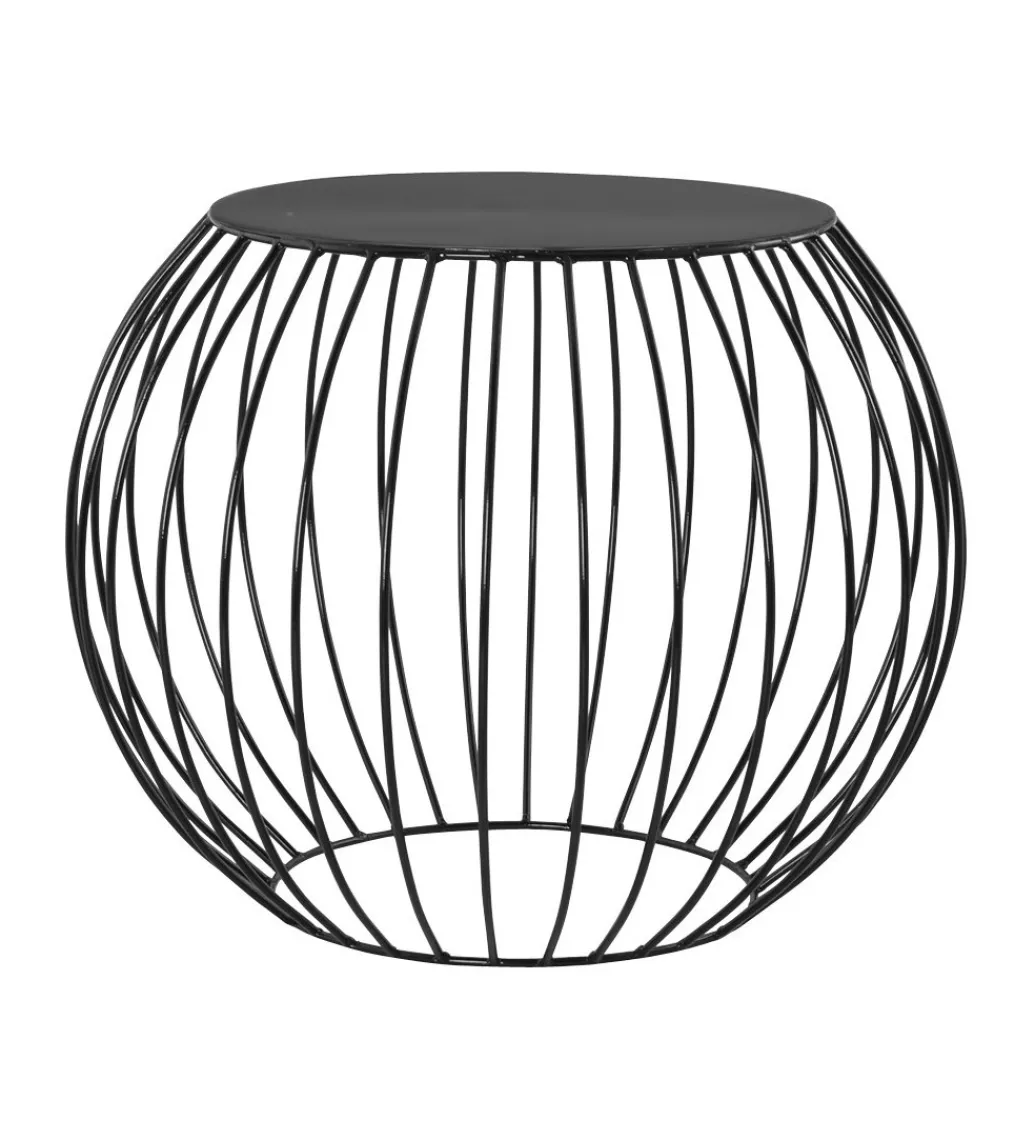 Stolik kawowy VENI 60 cm czarny*Kokoon Design Outlet
