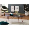 Stolik kawowy VIBORG 122 cm drewno akacja*WOHNLING, GERMANY New
