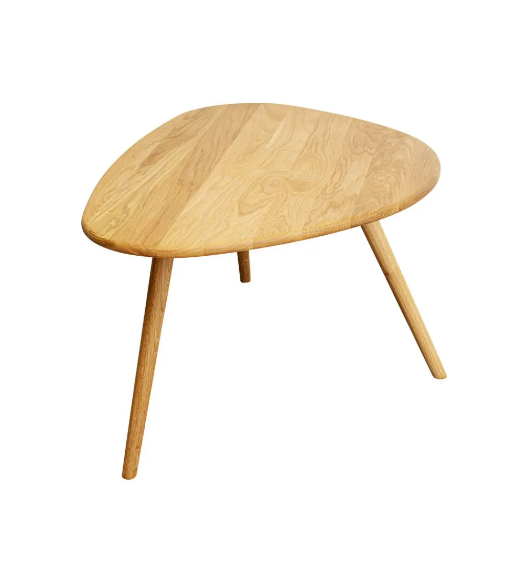 Stolik kawowy VIGO 90 cm drewno dębu*KARE Discount