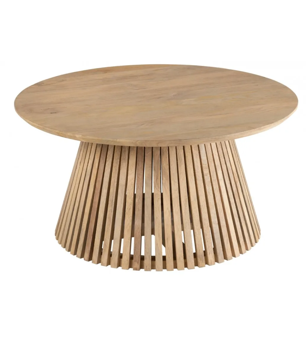Stolik kawowy VINCENT 90 cm drewno mango*J-Line Outlet