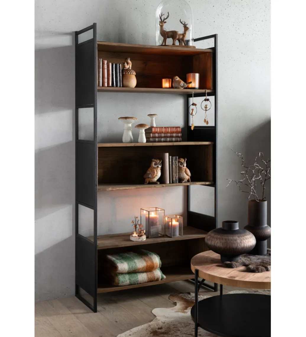 Stolik kawowy VONI 45 cm woptyce drewna*J-Line Discount