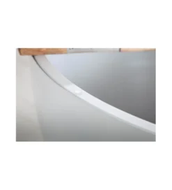 Stolik kawowy WHITE 60 cm biały z blatem z drewna Mango*Invicta Interior Discount