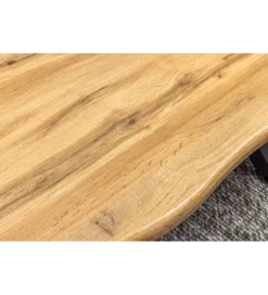 Stolik kawowy WILD 90 cm wygląd naturalnego dębu*Invicta Interior - przedsprzedaż Discount