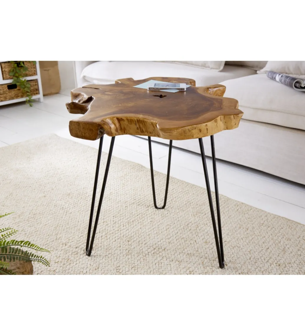 Stolik kawowy Wild drewnoTeak*Invicta Interior New