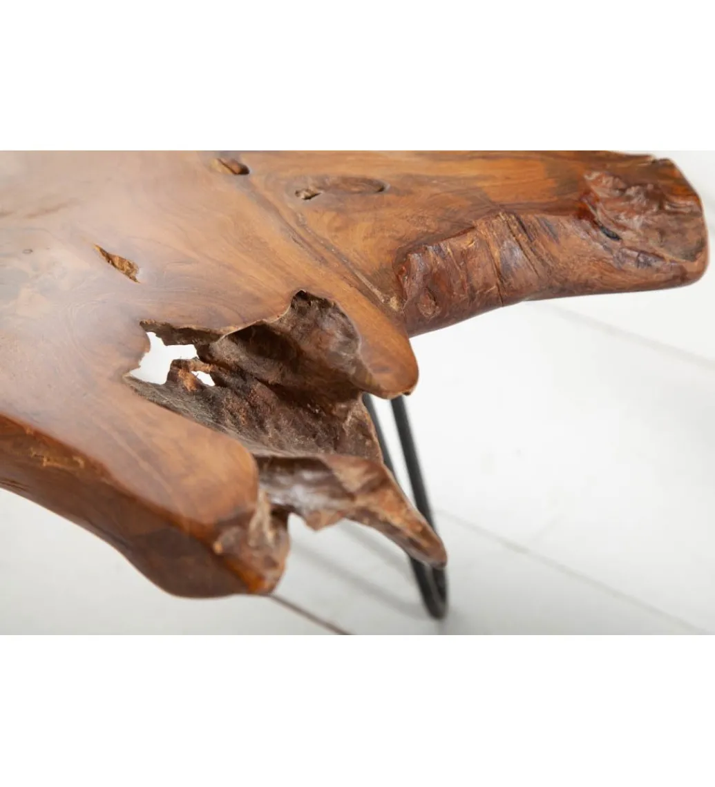 Stolik kawowy Wild drewno Teak*Invicta Interior Outlet