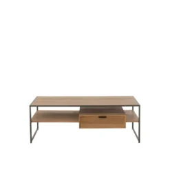 Stolik kawowy WILLY 120 cm w kolorze naturalnym*J-Line Outlet