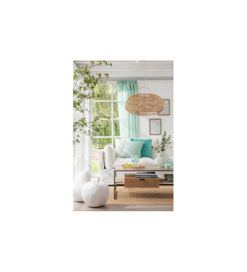 Stolik kawowy WILLY 120 cm w kolorze naturalnym*J-Line Outlet