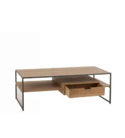 Stolik kawowy WILLY 120 cm w kolorze naturalnym*J-Line Outlet