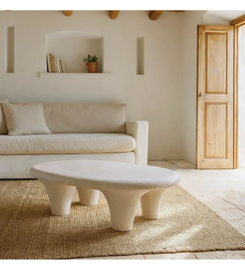 Stolik kawowy WILMA 102 cm biały*Zona-Design Online