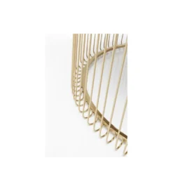 Stolik kawowy Wire Brass set 2 złoty*KARE Best