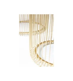 Stolik kawowy Wire set Brass zestaw 2 złoty*KARE Hot