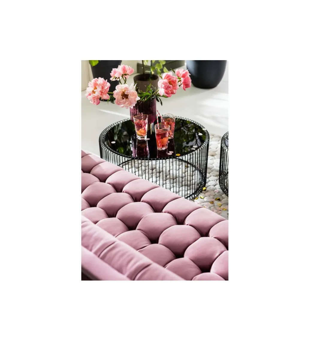Stolik kawowy Wire SET 2 czarny*KARE Discount