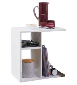Stolik kawowy WOHNLING 50 cm biały*WOHNLING, GERMANY Online