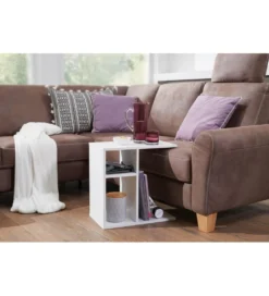 Stolik kawowy WOHNLING 50 cm biały*WOHNLING, GERMANY Online
