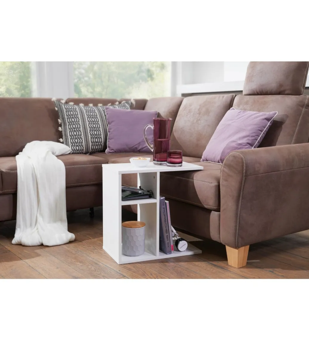 Stolik kawowy WOHNLING 50 cm biały*WOHNLING, GERMANY Online
