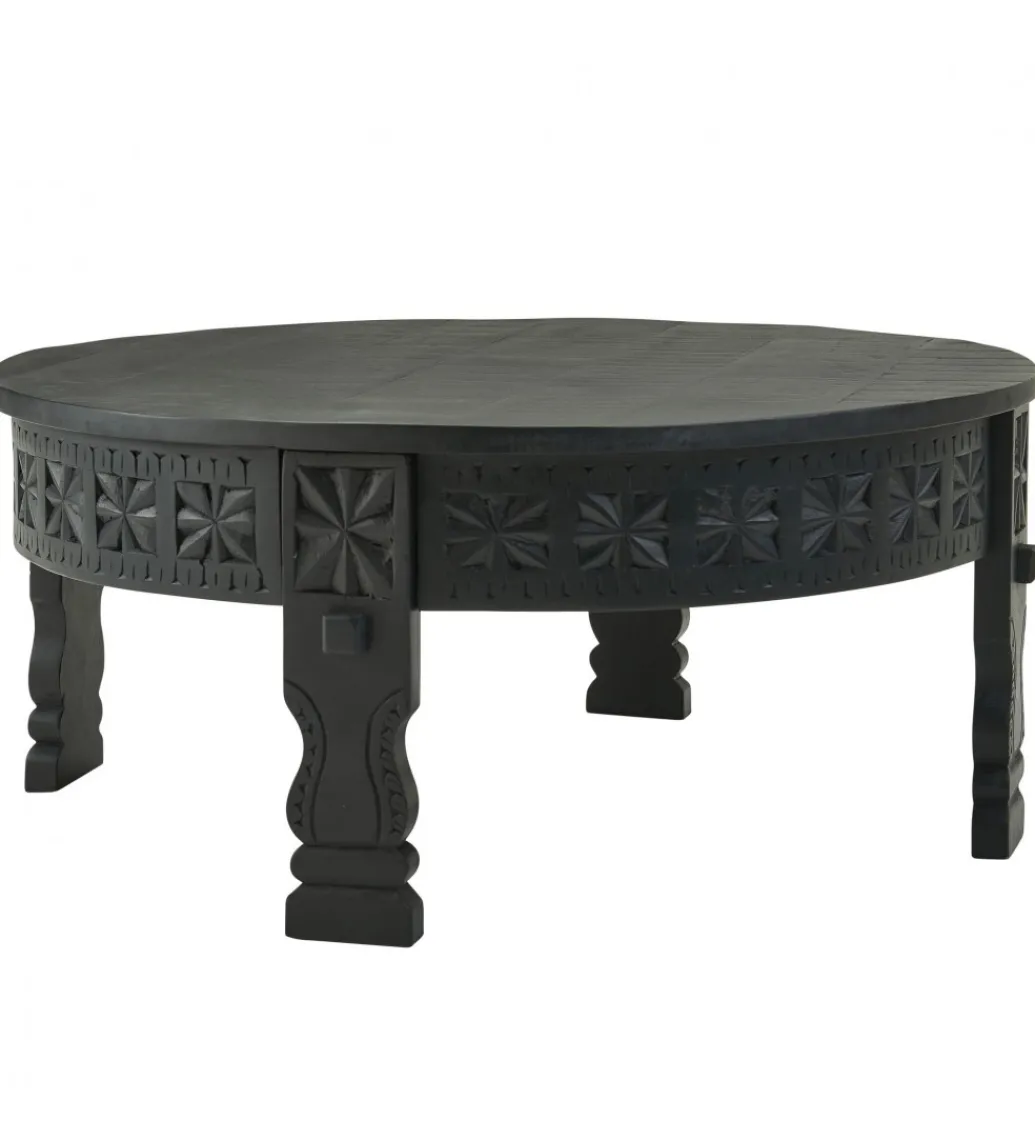 Stolik kawowy WOHNLING 80 cm drewno mango*WOHNLING, GERMANY Online