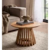 Stolik kawowy WOHNLING 60 cm drewno akacja naturalny*WOHNLING, GERMANY Hot