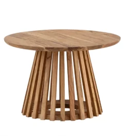 Stolik kawowy WOHNLING 60 cm drewno akacja naturalny*WOHNLING, GERMANY Hot