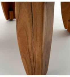 Stolik kawowy WOHNLING 60 cm drewno akacja*WOHNLING, GERMANY Hot
