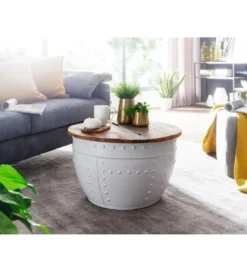 Stolik kawowy WOHNLING 60 cm drewno mango*WOHNLING, GERMANY Clearance