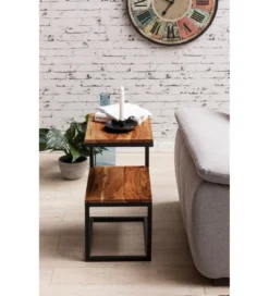 Stolik kawowy WOHNLING 45 cm drewno sheesham*WOHNLING, GERMANY Best