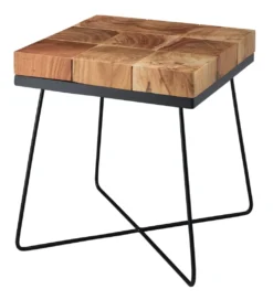 Stolik kawowy WOHNLING 45 cm drewno akacja*WOHNLING, GERMANY Sale