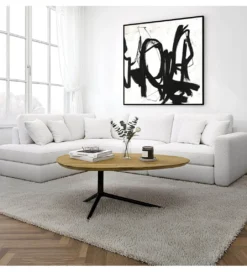 Stolik kawowy WOHNLING 87 cm drewno akacja*WOHNLING, GERMANY Online