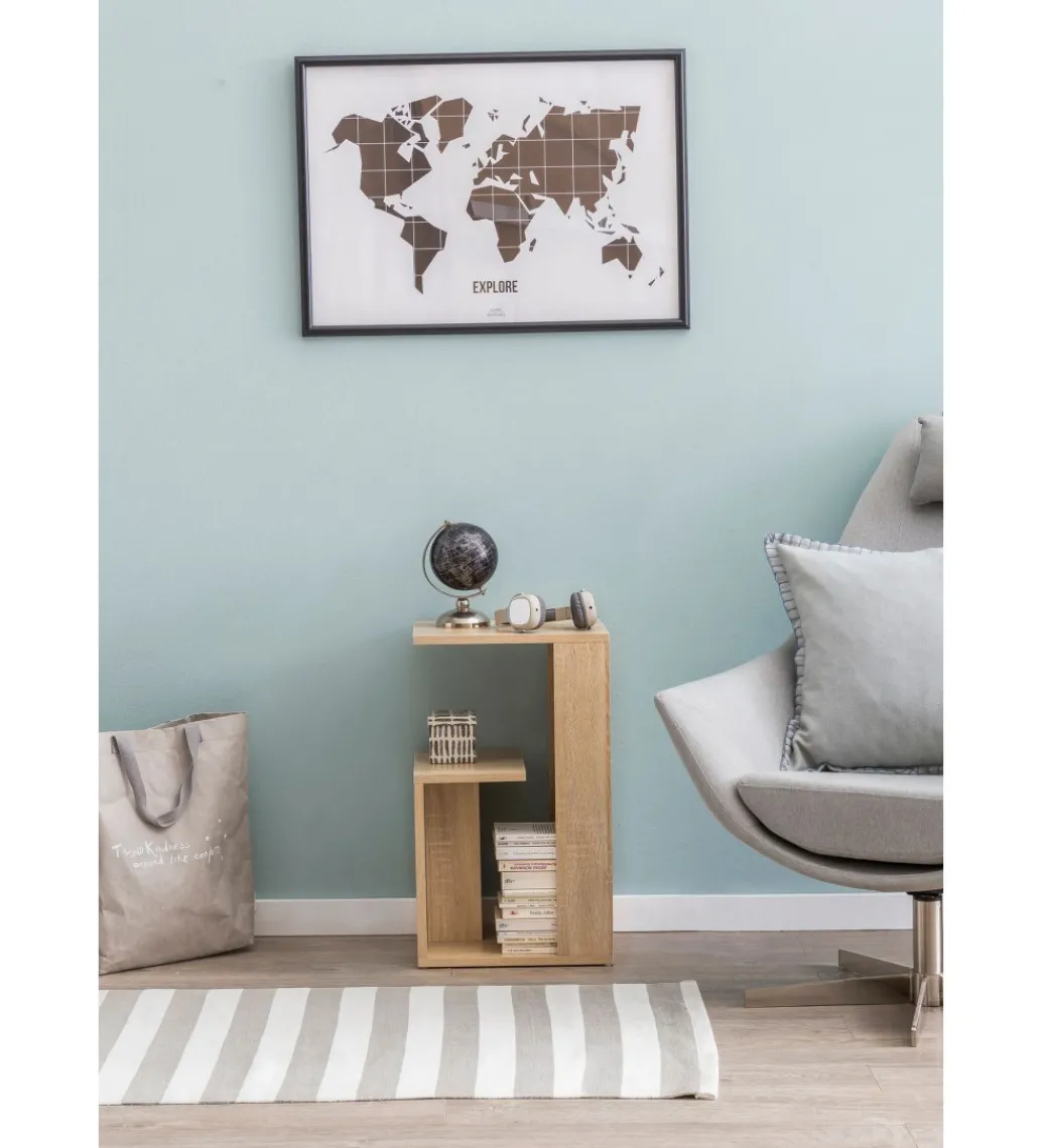 Stolik kawowy WOHNLING 35 cm w optyce dąb sonoma*WOHNLING, GERMANY Best