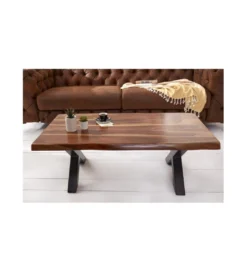 Stolik kawowy ZAMBEZI Amazonas X 110 cm drewno Sheesham*Invicta Interior - przedsprzedaż Clearance