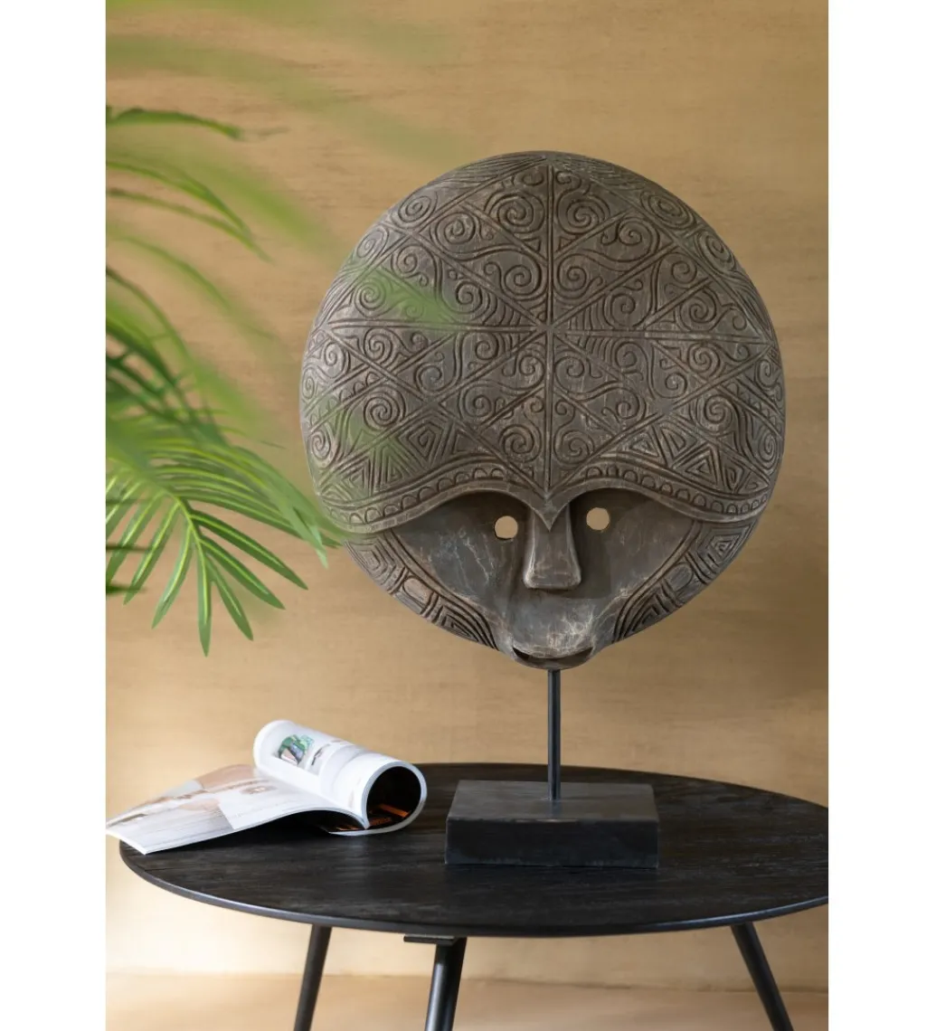 Stolik kawowy ZAMBIA set 4 drewno teak czarny*J-Line Hot